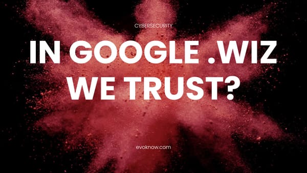 IN GOOGLE.WIZ WE TRUST?