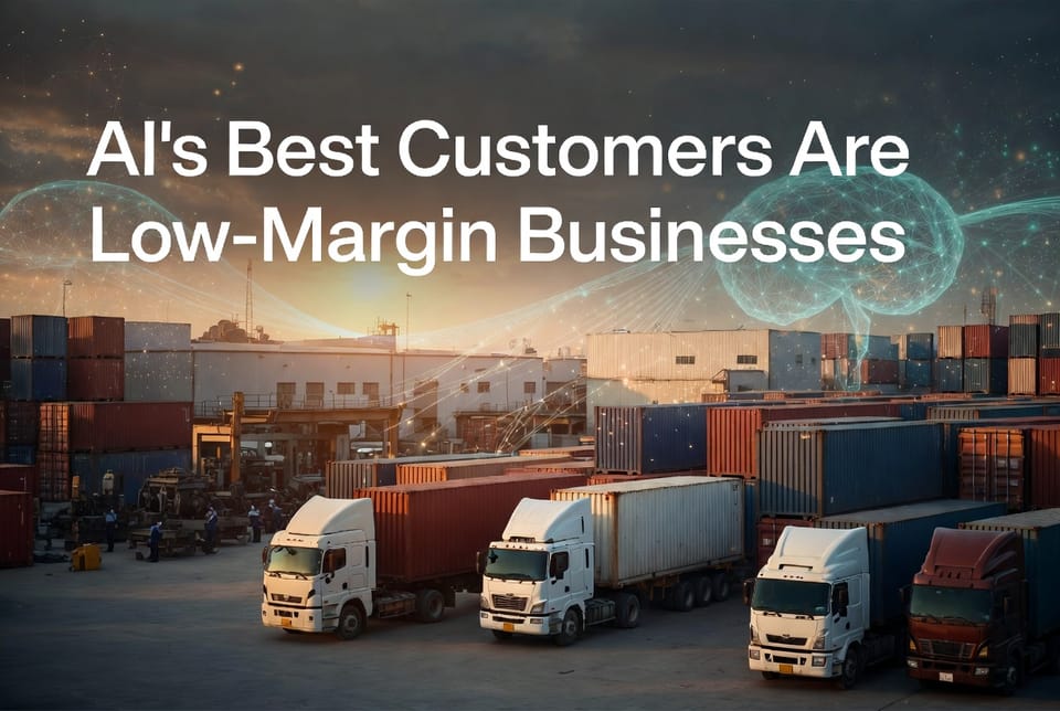 AI's Best Customers Are Low-Margin Businesses: Clueless About AI Benefits